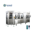 Automatic Aluminum Beer Can Filling Sealing Machine Making Line For Carbonated Beverage