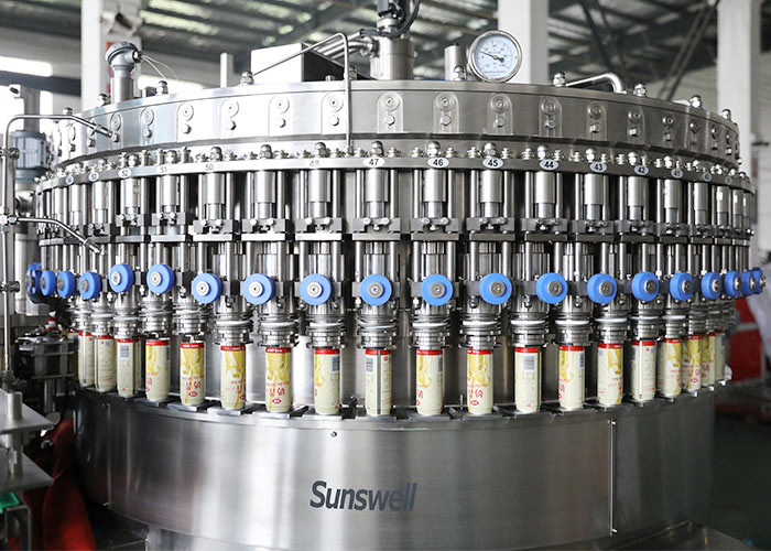 Aluminum Can Soda Beverage Filling Production Line Carbonated Bottling Machine