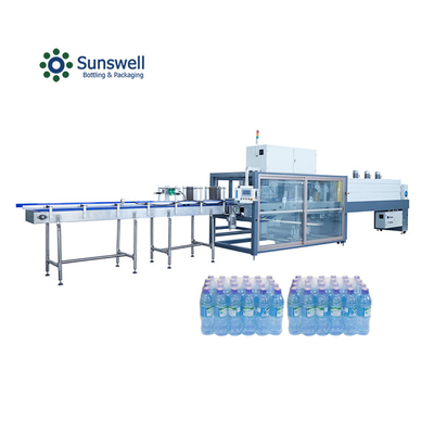 Máquina de enrolar de garrafas de vidro de água mineral para garrafas pequenas