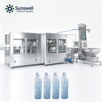Linha de Produção Completa de Envase de Água Mineral de 24000BPH e 500ml