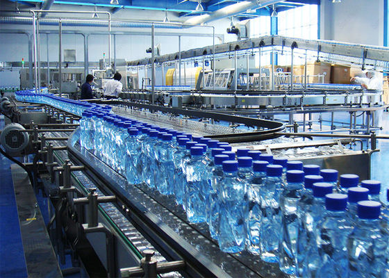 Industriais Minerais ou máquinas de enchimento de água espumante / sistema de linha de enchimento de garrafa PET